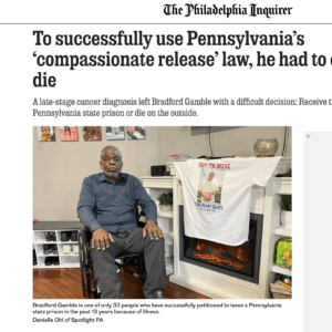 To successfully use Pennsylvania’s ‘compassionate release’ law, he had to choose to die