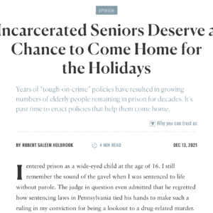 Incarcerated Seniors Deserve a Chance to Come Home for the Holidays