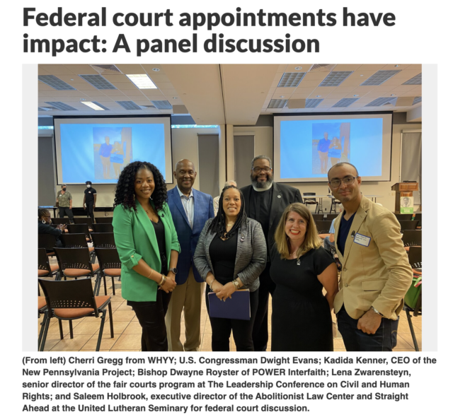 Federal court appointments have impact: A panel discussion
