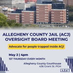 May 2: Allegheny County Jail Oversight Board Meeting