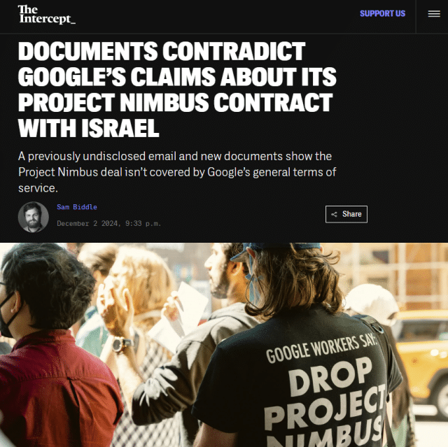 Documents Contradict Google’s Claims About Its Project Nimbus Contract With Israel