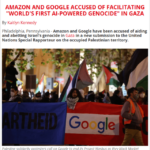 Amazon and Google accused of facilitating 