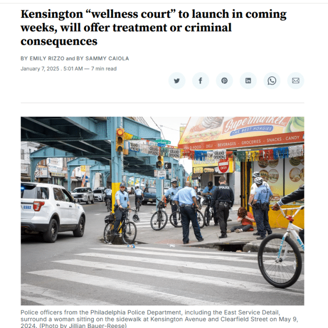 Kensington “wellness court” to launch in coming weeks, will offer treatment or criminal consequences