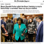 Mayor Cherelle Parker called the Sixers’ decision to stay in South Philly ‘a curveball.’ Some say she just whiffed.