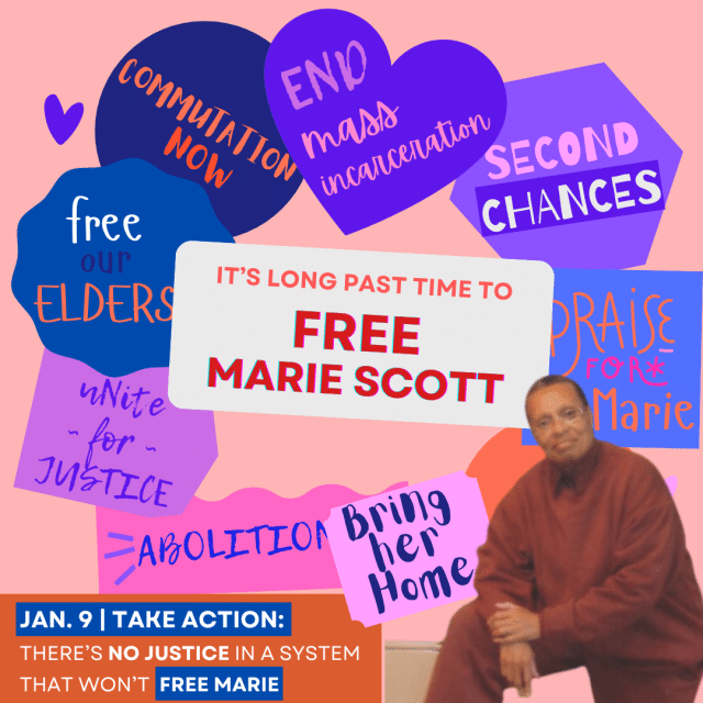 Jan. 9: Write Letters to Support Marie Scott's Commutation