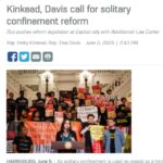 Kinkead, Davis call for solitary confinement reform