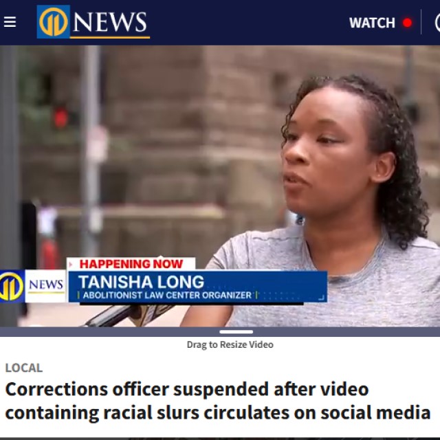 Corrections officer suspended after video containing racial slurs circulates on social media