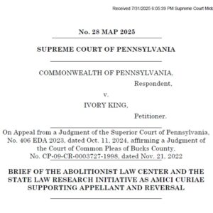 ALC Files Amicus Brief Challenging Juvenile Life Without Parole
