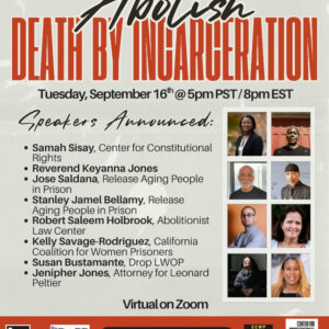 Sep. 16: Abolish Death By Incarceration Webinar