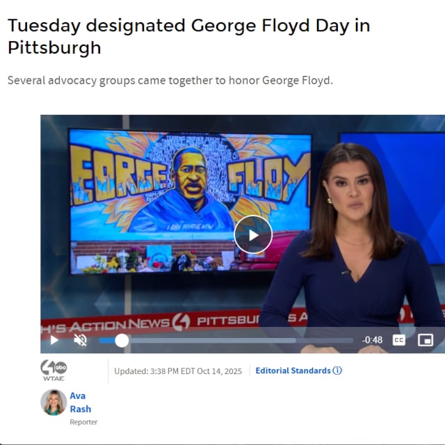 Tuesday designated George Floyd Day in Pittsburgh