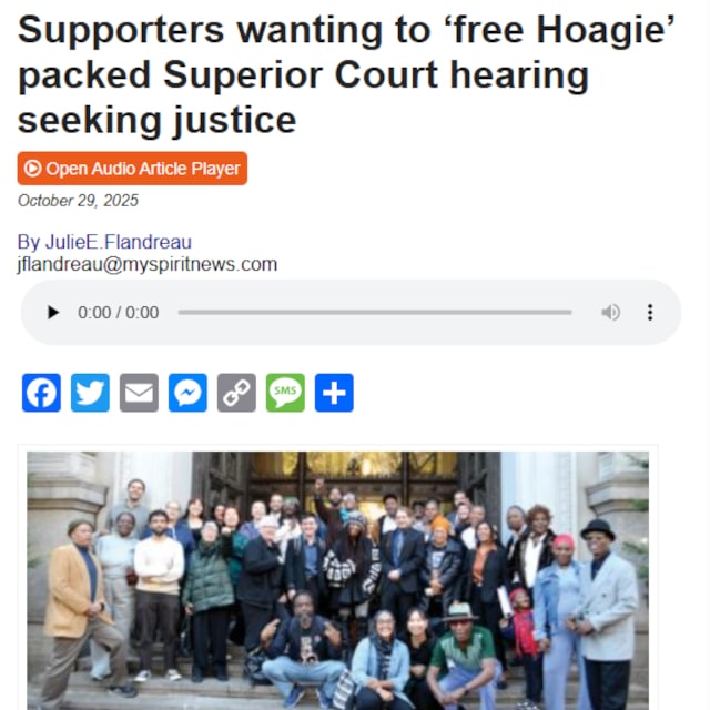 Supporters wanting to ‘free Hoagie’ packed Superior Court hearing seeking justice