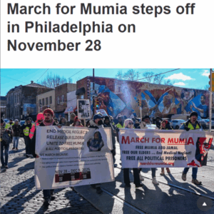 March for Mumia steps off in Philadelphia on November 28