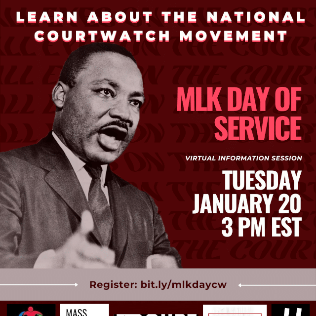 Jan. 20: National Courtwatch Informational Session