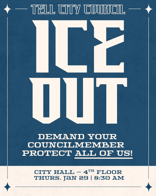 Jan. 29: Philadelphia ICE Out Legislation Introduction