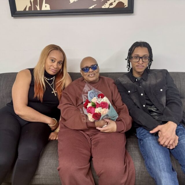 Marie "Mechie" Scott with family members at ALC's office the day of her release, January 7, 2026