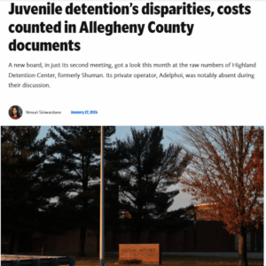 Juvenile detention’s disparities, costs counted in Allegheny County documents