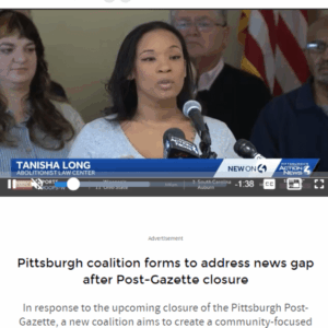 Pittsburgh coalition forms to address news gap after Post-Gazette closure