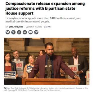 Compassionate release expansion among justice reforms with bipartisan state House support