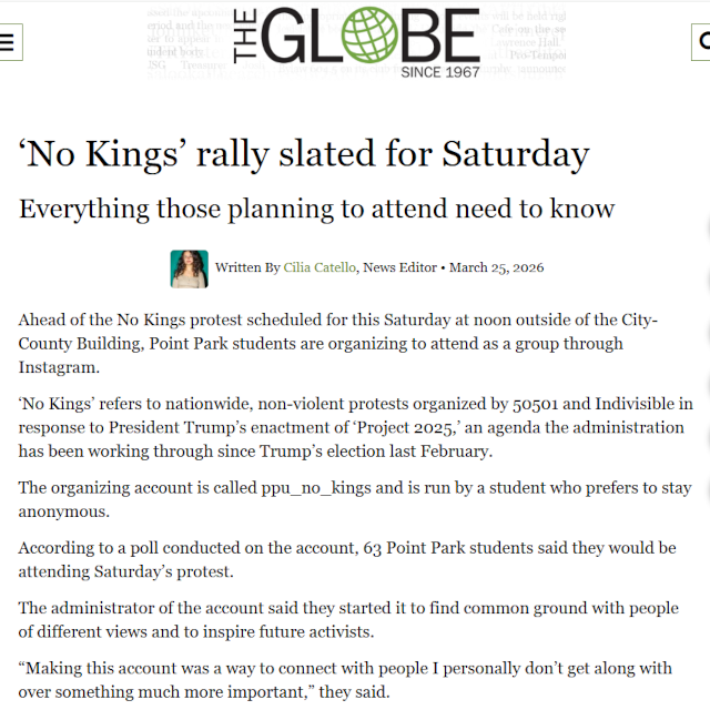 ‘No Kings’ rally slated for Saturday