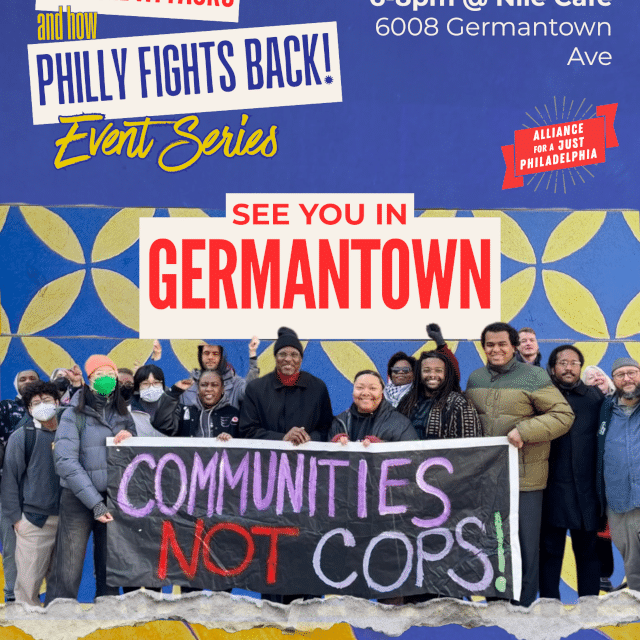 Mar. 31: A4JP Germantown Neighborhood Event