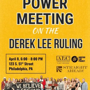 Apr. 8: Power Meeting on the Derek Lee Ruling