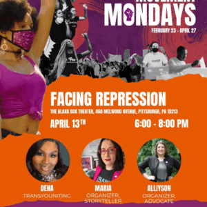 Apr. 13: Movement Mondays – Facing Repression