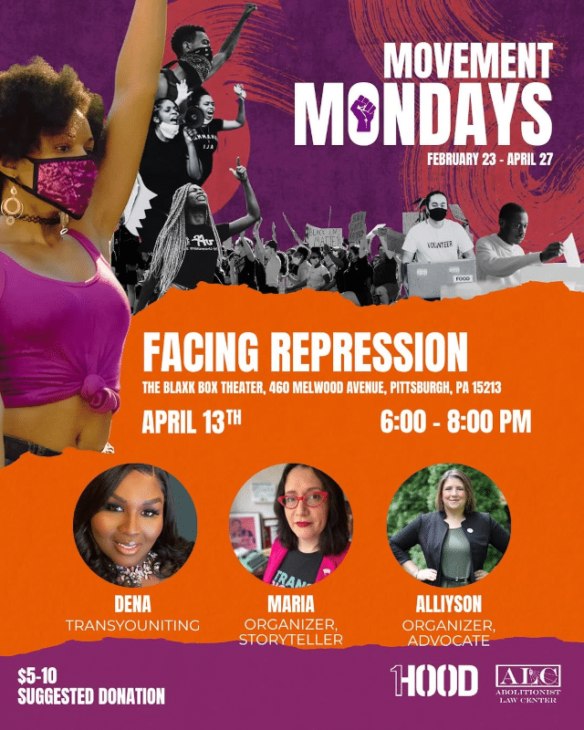 Apr. 13: Movement Mondays – Facing Repression