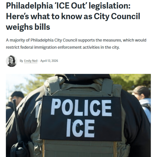 Philadelphia ‘ICE Out’ legislation: Here’s what to know as City Council weighs bills