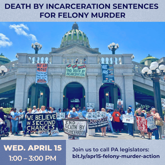 Apr. 15: Felony Murder Law Action