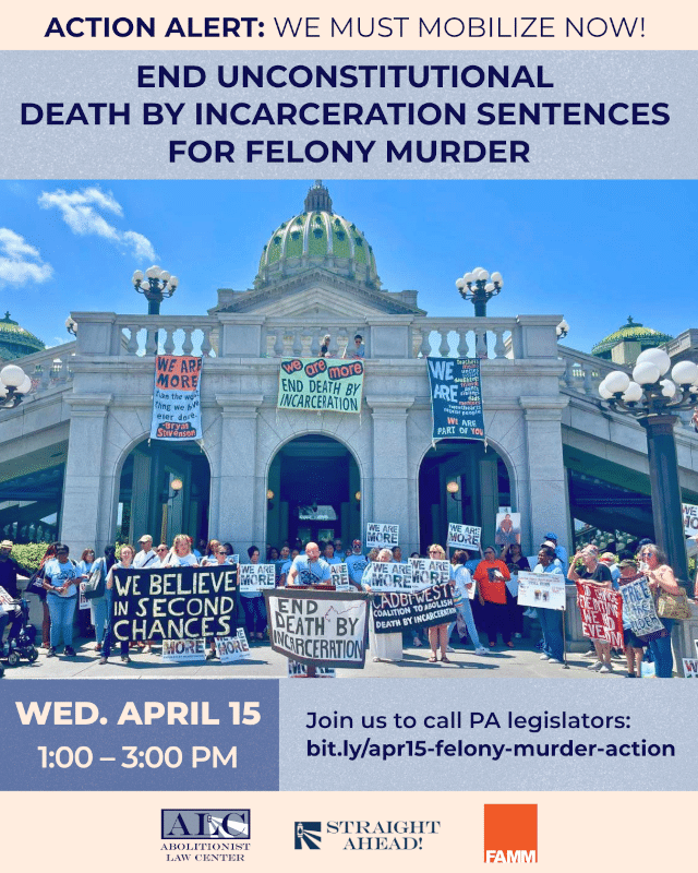 Apr. 15: Felony Murder Law Action