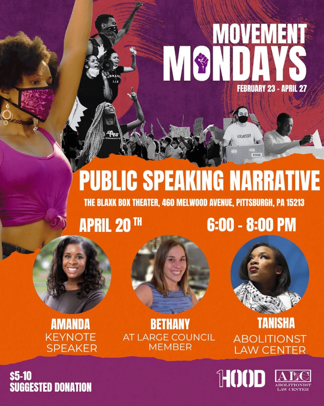 Apr. 20: Movement Mondays – Public Speaking Narrative