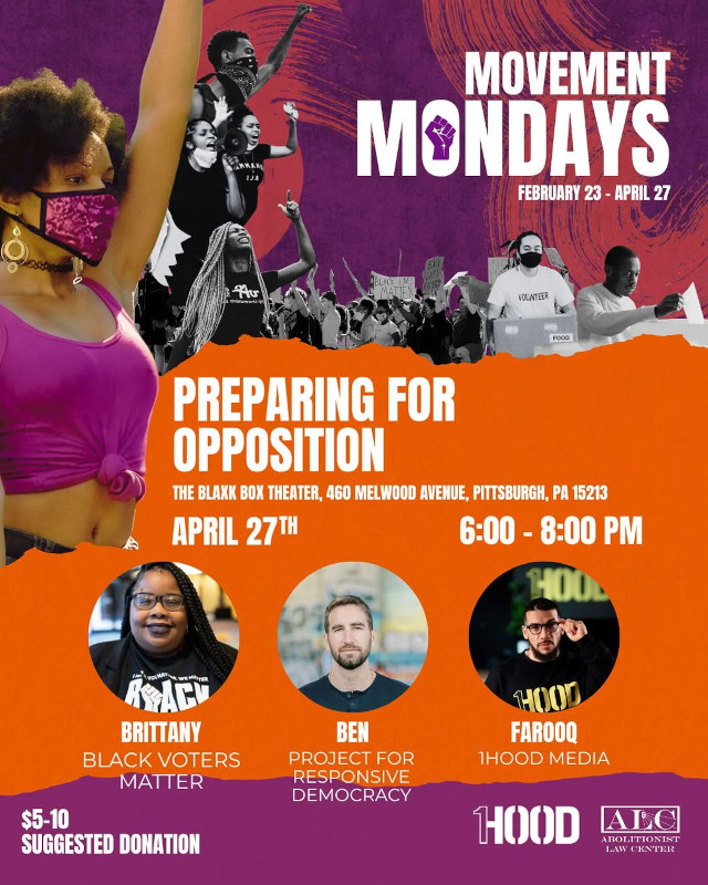 Apr. 27: Movement Mondays – Preparing for Opposition
