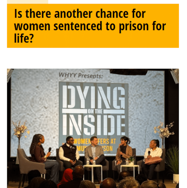 Is there another chance for women sentenced to prison for life?