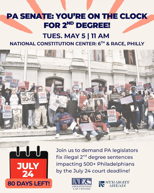 May 5: PA Senate, You're on the Clock for 2nd-Degree!