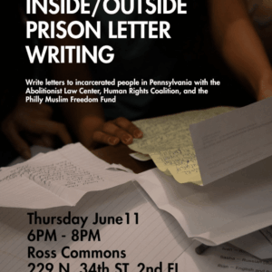 Jun. 11: Inside/Outside Letter-Writing Night