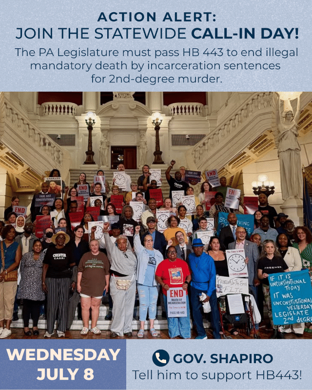 Jul. 8: Call-in Day: Urge Governor Shapiro to Support House Bill 443!