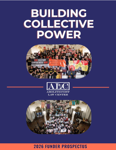 Building Collective Power _ Abolitionist Law Center Organizing Prospectus Aug 2026 cover page